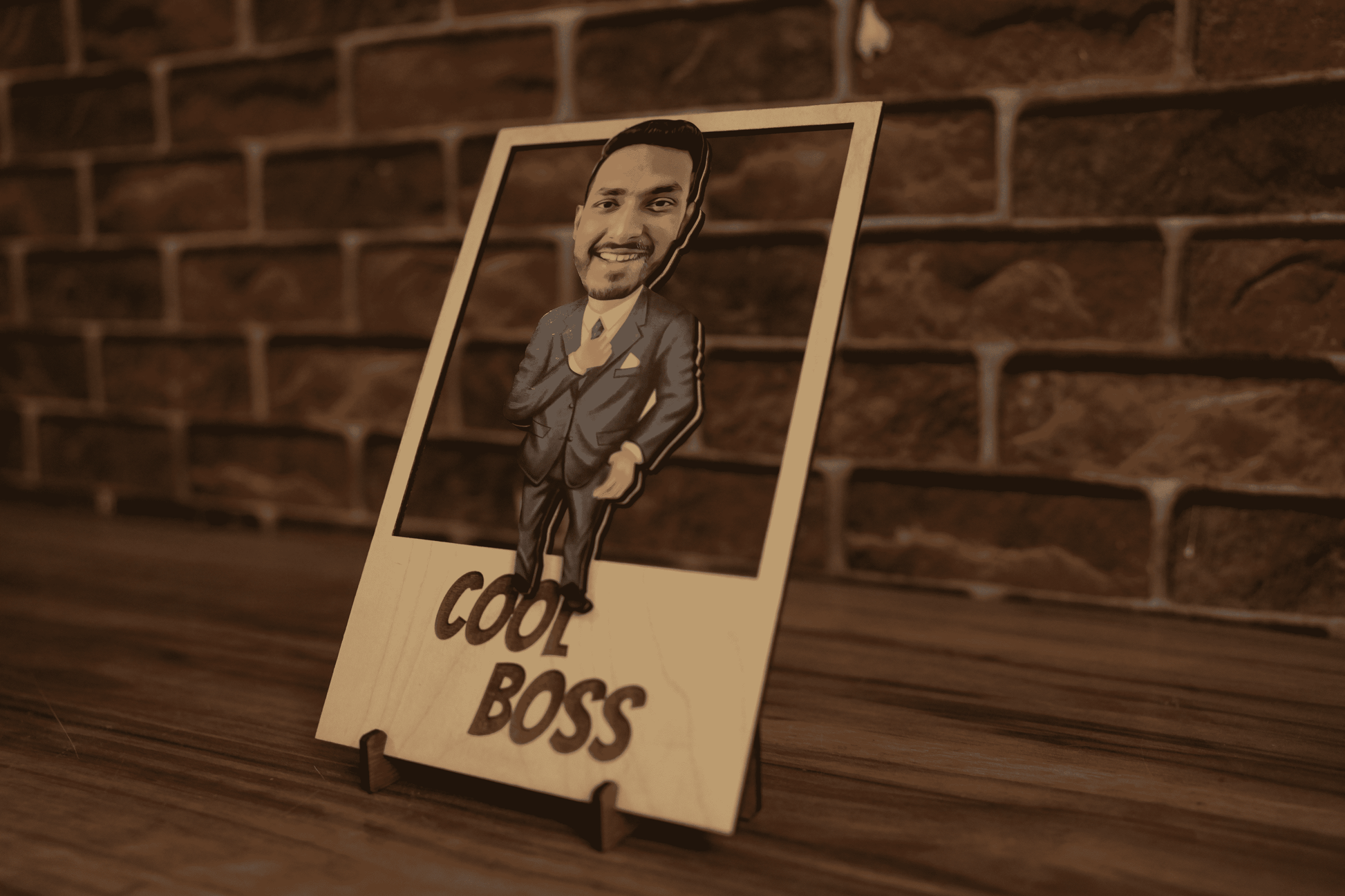 Wooden Caricature
